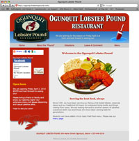 The Ogunquit Lobster Pound Website